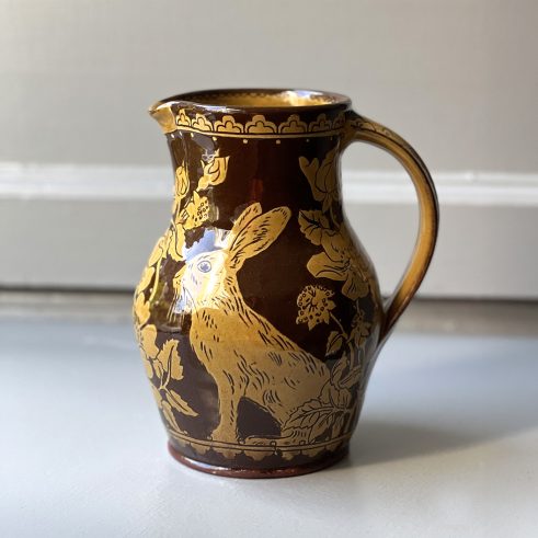 Hare & Bird Rose Jug