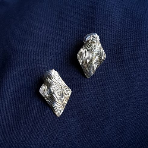 Silver/Gold Kite Earrings