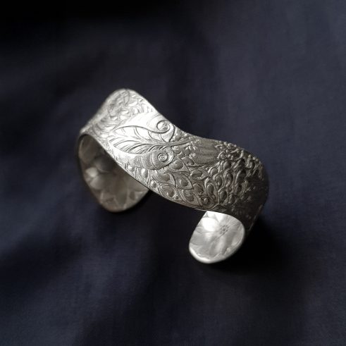 Otter and Water Lilies Bangle