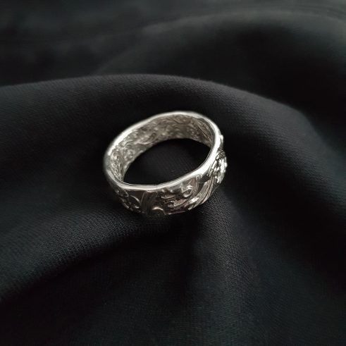 Silver Spiral Ring