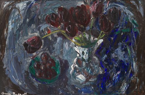 Dark Tulips in a Jug