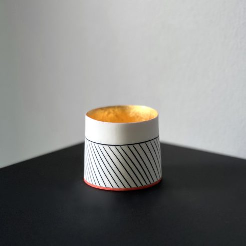 Small Vessel with 23ct Gold Interior