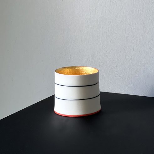 Small Vessel with 23ct Gold Interior (ii)