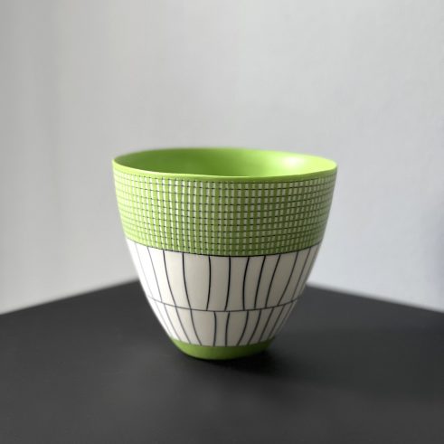 Bowl with Chartreuse Interior