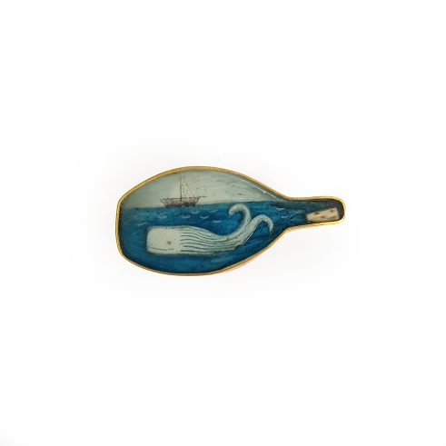 Whale in a Bottle Ring