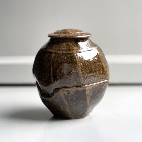 Faceted Jar with Lid I
