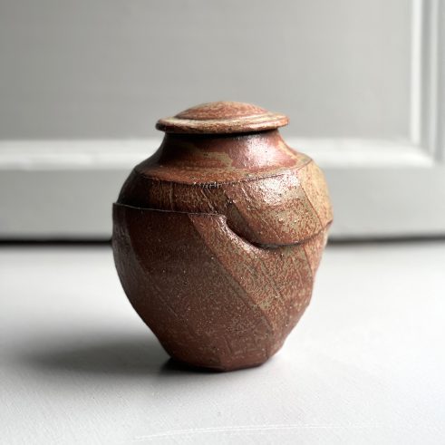 Faceted Jar with Lid II
