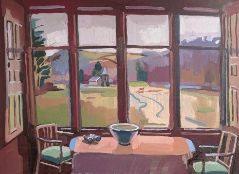 January in the Library, Abbey Saint Bathans