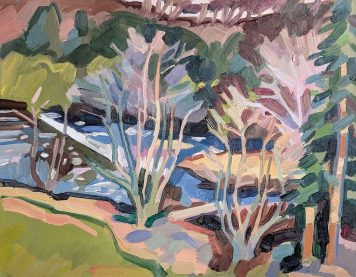 Silvery Trees by the Whiteadder