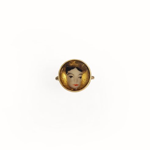 Nankin Doll Face Ring