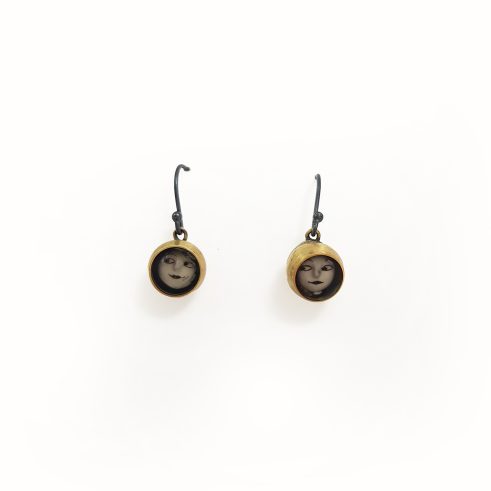Tiny Face Earrings