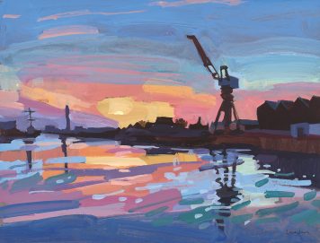 Shipbuilder’s Sunset