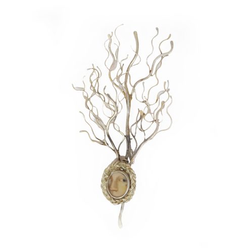 Silver Tree Brooch