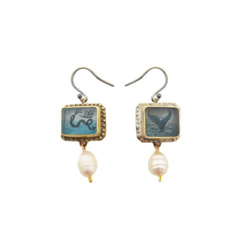 Sea / Aspidochelone Earrings
