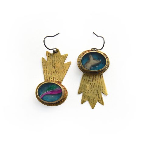 Arctic Comet Earrings