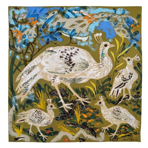 Peafowl and her Unseasonably Late Chicks