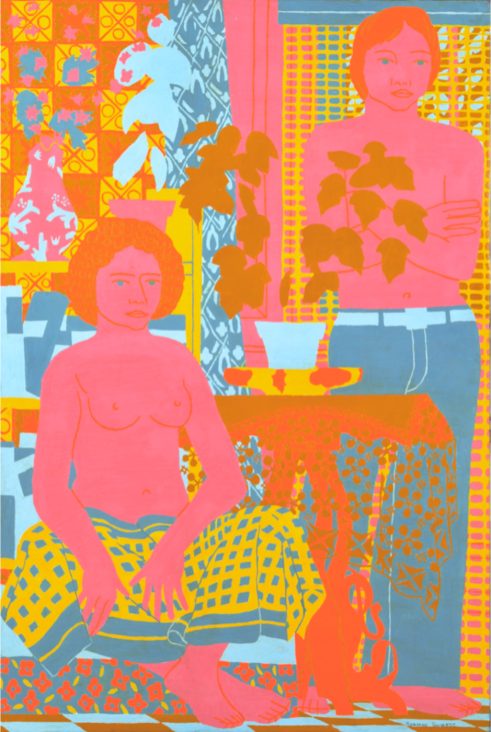 Girl and Boy with Orange Hair