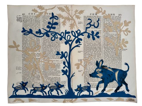 Wild Boar and Piglet