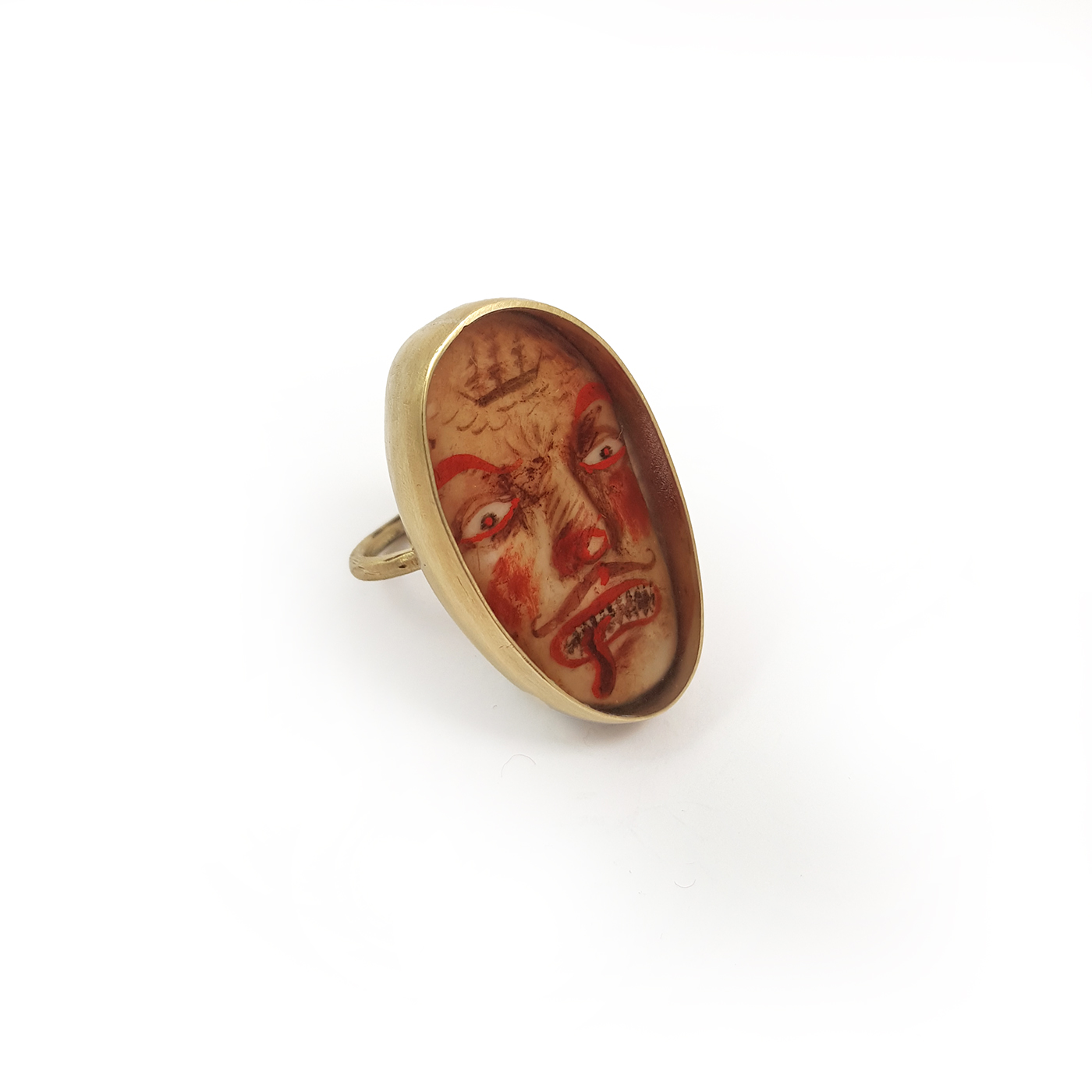 Daemon Ring Red by Rachel Larkins | The Scottish Gallery