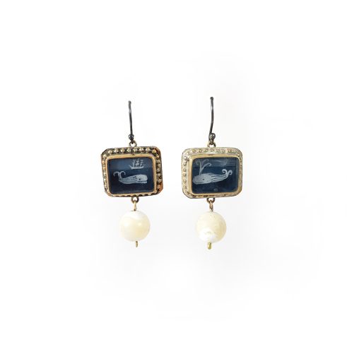 Whale Earrings