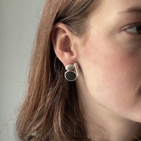 Pebble Composition Earrings