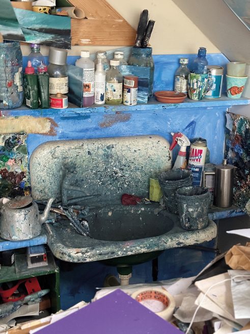 Detail from Ruth Brownlee’s Studio, Shetland