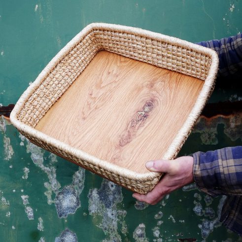 Square Oak Basket