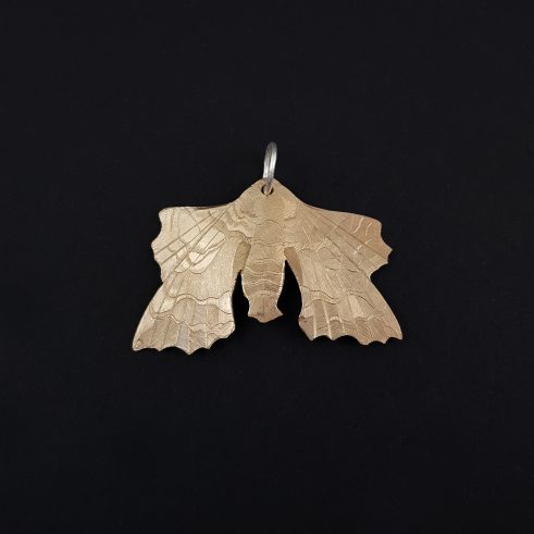 Bronze Poplar Hawk Moth/Green Man Pendant