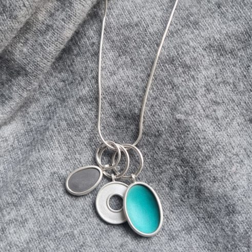 Seagreen Pebble Pendant