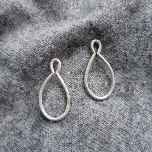 Wire Droplet Earrings