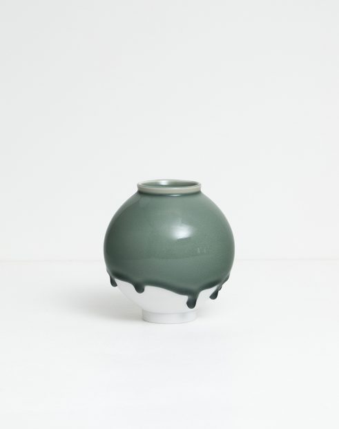 Series “Lush Forest” Moon Jar III