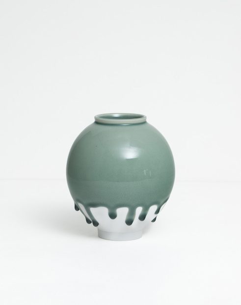 Series “Lush Forest” Moon Jar II