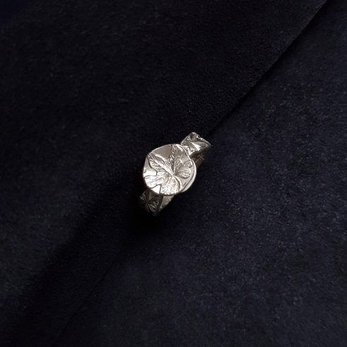 Ring with Ivy Leaf