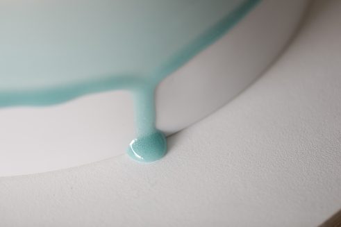 Jaejun Lee | Celadon Wide Cylinder (detail)