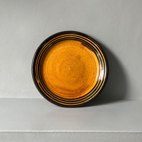 Large Side Plates (black/ochre)