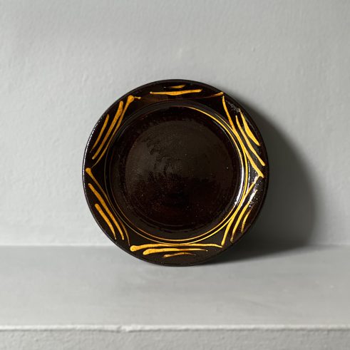 Large Side Plates (black with yellow trail on rim)