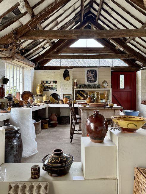 Clive Bowen’s studio at Shebbear