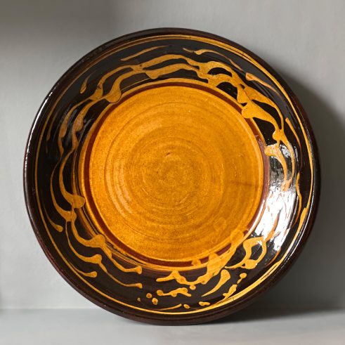 Large Black/Gold Platter