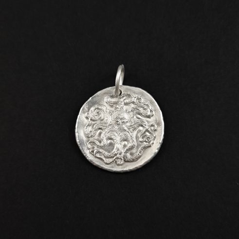 Silver Octopus Pendant