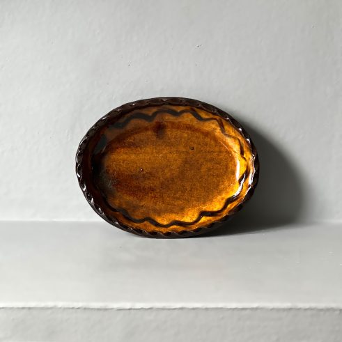 Oval Pressed Dish I