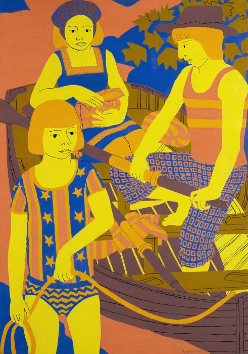 Two Boys Mooring a Boat