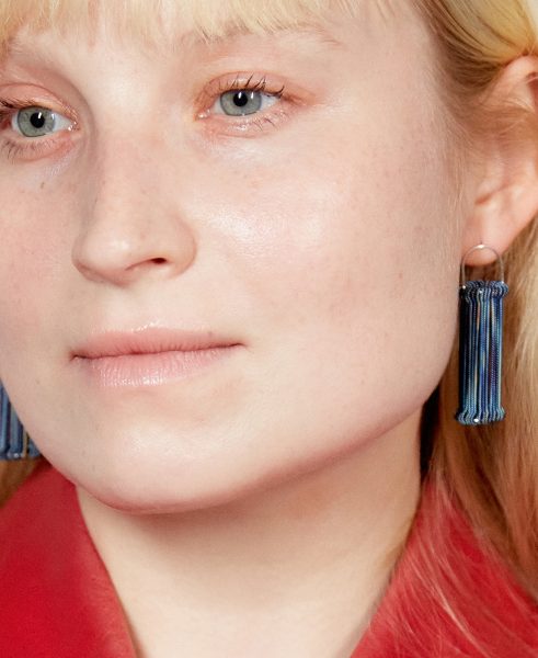 Denim Heddle Earrings