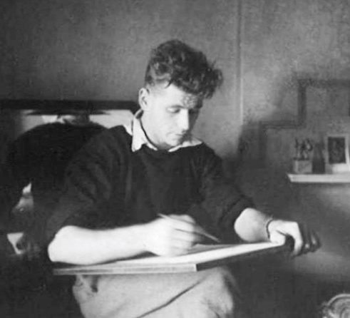 Norman Gilbert at Glasgow School of Art, c.1948