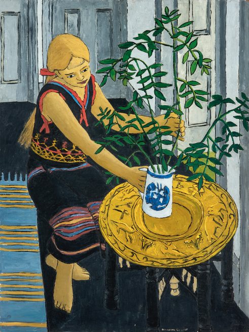 Girl with Brass Tray