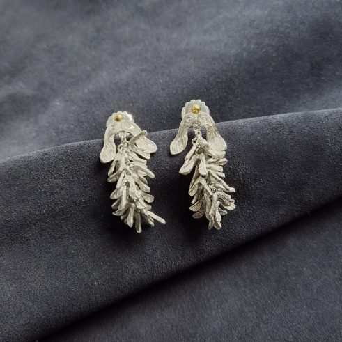 Maple Seed Dangly Earrings