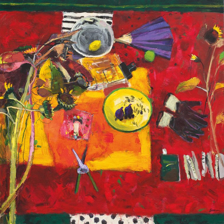 Still Life with Gardening Gloves