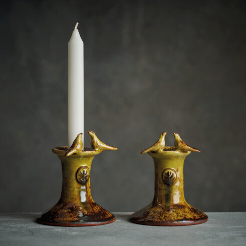 Birdie Candlestick I & II, Green