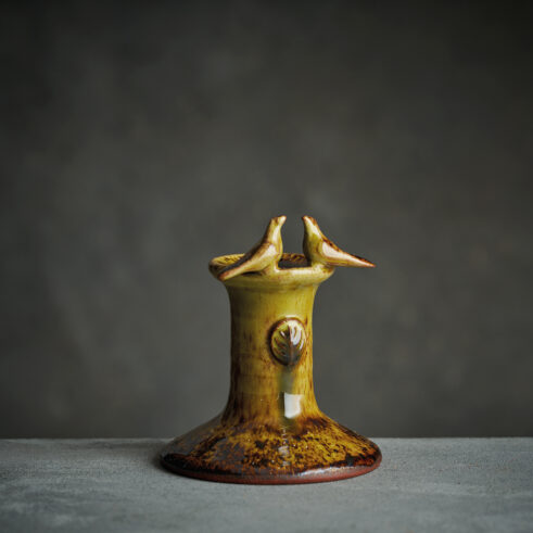 Birdie Candlestick I, Green