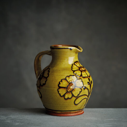 Small Cosmos Jug, Green