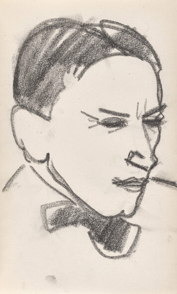 Self Portrait with Bow Tie